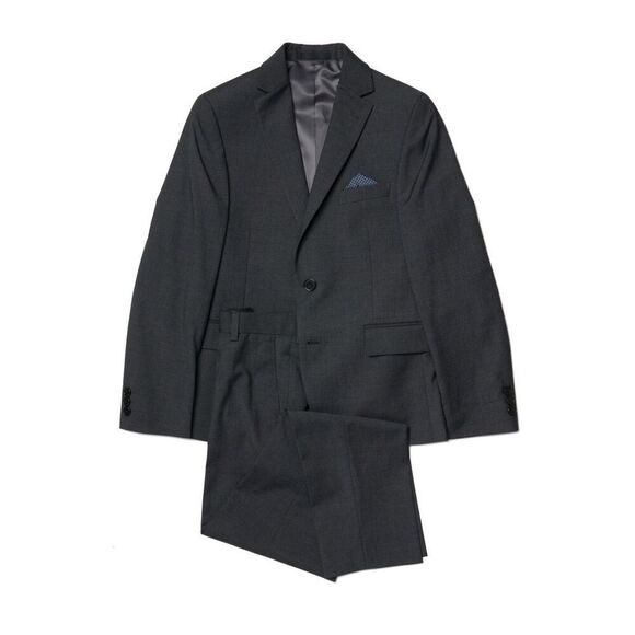 Lauren Ralph Lauren Big Boys Classic Fit Pant and Coat, 2 Piece Suit Set - Charc - Picture 1 of 3